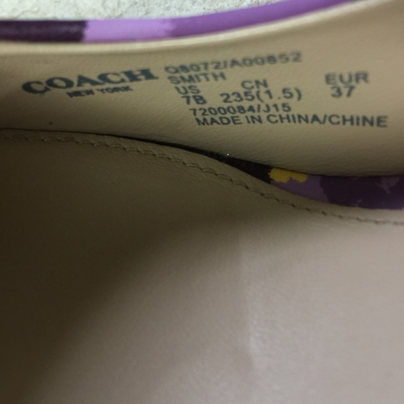 Coach Multicolor Slim heels 6B/6.5B/7B - Picture 8 of 8